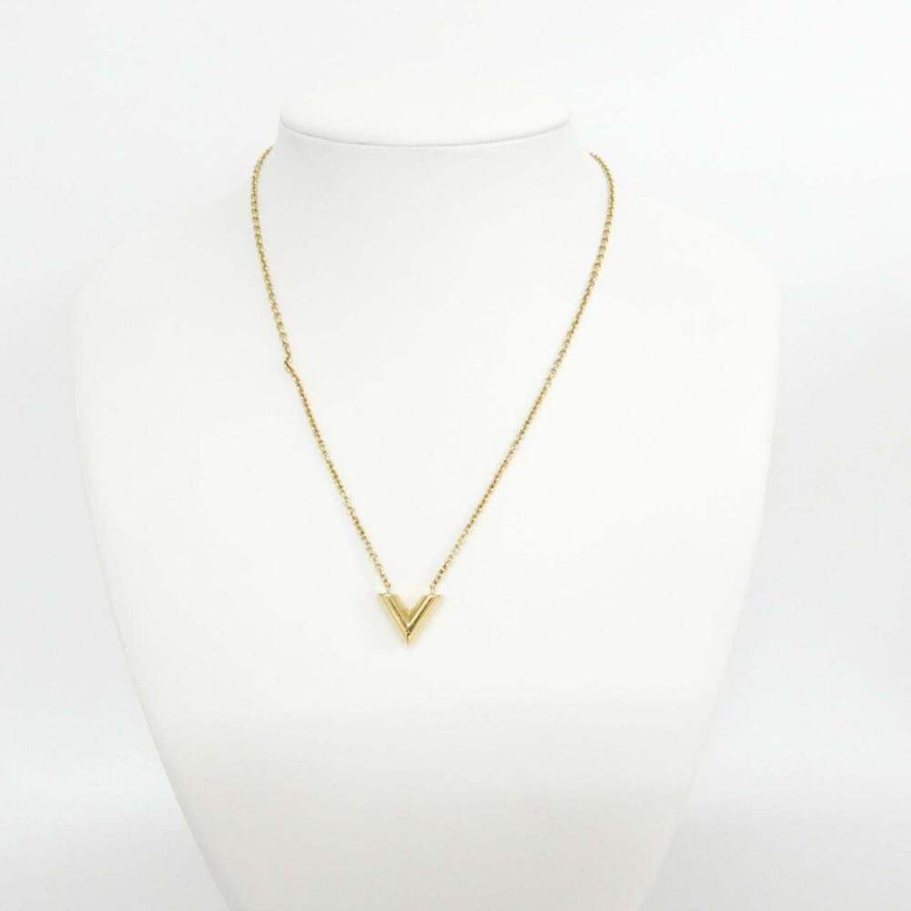 LOUIS VUITTON Gold Necklace - Picture 5 of 5